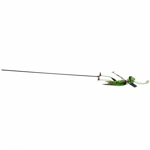 Floristik24 Græshoppe haveprop metalgrøn H114cm 2stk