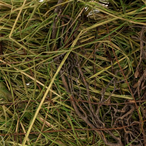 Artikel Dekorativ kurv, græsvævet, naturlig påskedekorationskurv, gavekurv, 29 cm