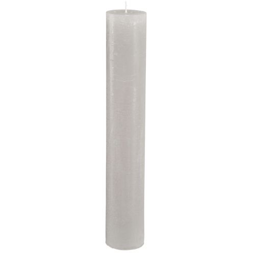 Floristik24 Store pindelys lysegrå ensfarvet 50x300mm 4 stk