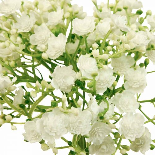 Artikel Hvid Gypsophila kunstig L30cm 12stk
