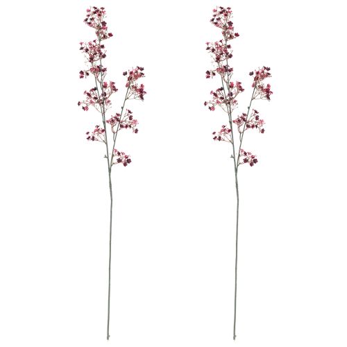 Artikel Gypsophila Kunstig Babyånde Bordeaux 106cm 2 stk