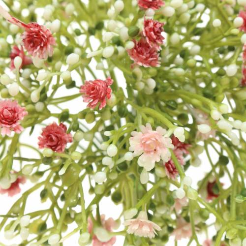 Floristik24 Gypsophila gypsophila kunstig i bundt pink H28cm 6stk
