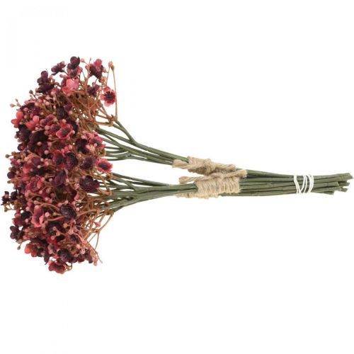 Artikel Gypsophila kunstige røde kunstige blomster efterår 29,5cm 18stk