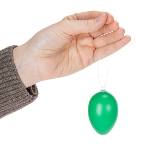 Artikel Påskeægpynt til forårsdekoration, hjem eller have. Farverige dekorative genstande, 6 cm, 24 stk.