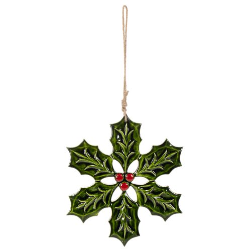 Kristtorn-julepynt, juledekoration til ophængning, 26 cm | Floristik24.dk