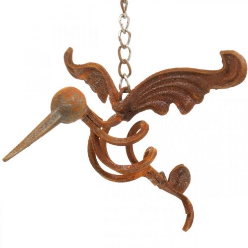 Floristik24 Hummingbird havedekoration patina metal fugl til ophæng 24×19cm