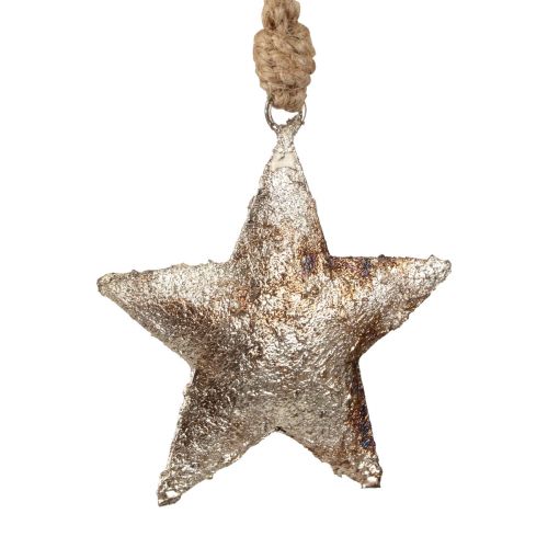 Artikel Hængende dekoration dekoration stjerne julemetal sølv 11cm 3 stk