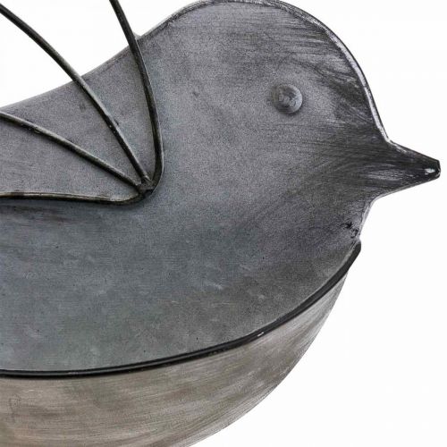 Floristik24 Hængekrukke metal fuglevæg urtepotte til ophæng 34×22cm