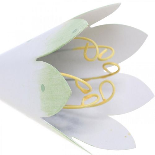 Floristik24 Blomster hængende, forårsdekoration, metalvedhæng H7,5cm 4stk