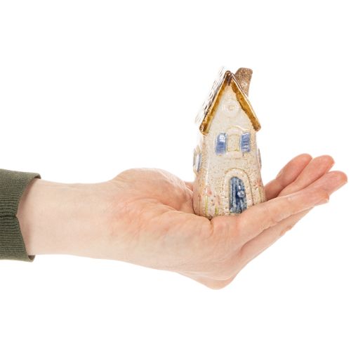 Artikel Keramik boligdekoration til indendørs brug og urtepotter. Ideel gave. 10 cm, 3 stk.