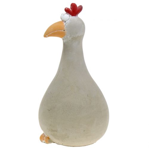 Floristik24 Dekorativ figur Hahn beton H20,5cm