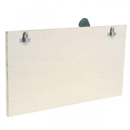 Floristik24 Strandgarderobe, maritim trædekoration, bådkrog Shabby Chic L33cm