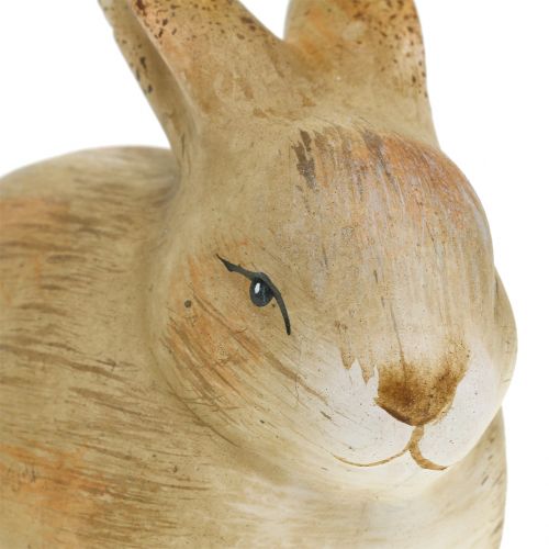 Floristik24 Bunny lavet af keramisk natur 8,5cm x 12cm 3stk