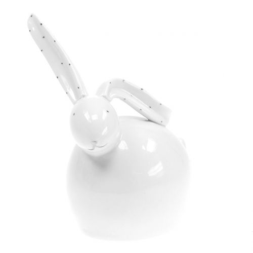Floristik24 Keramisk kanin hvid 14cm 2stk