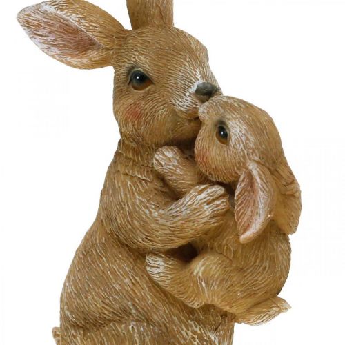 Floristik24 Kanin dekoration figurer kanin familie påske dekoration H11,5cm 2 stk