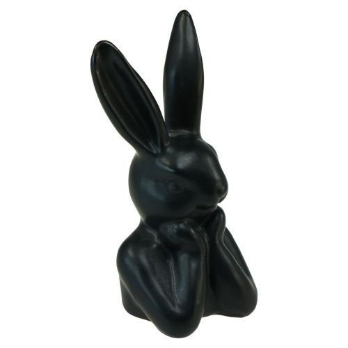 Artikel Kanin tænkende kanin buste sort 7×6×15cm