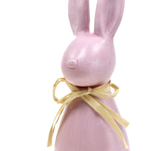 Floristik24 Påskehare Stor Pink H47cm