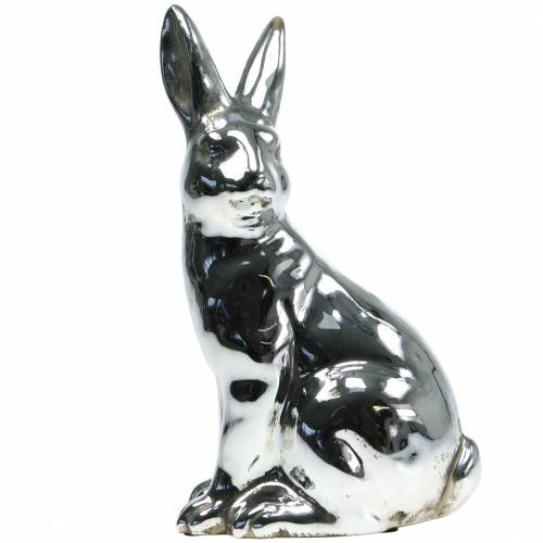 Floristik24 Bunny sølv antik H31cm