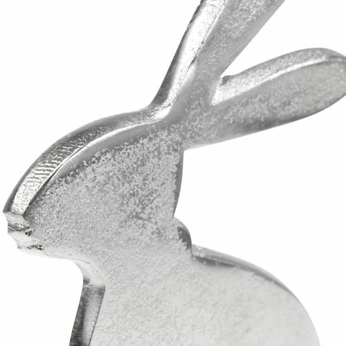 Floristik24 Påskebunny stativ med træbase Påskebunny metal påskedekoration