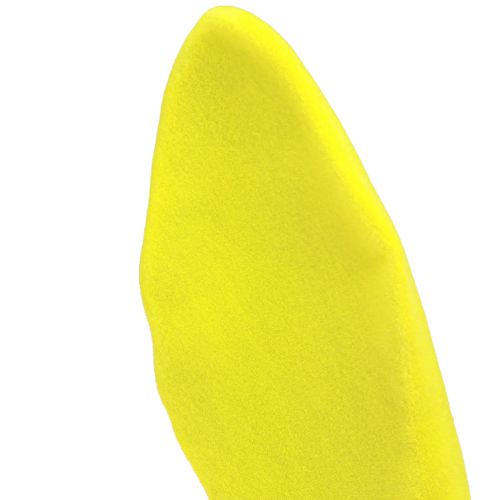 Floristik24 Kanin dekorative ører gulgrøn pistacie påske på pind 56cm