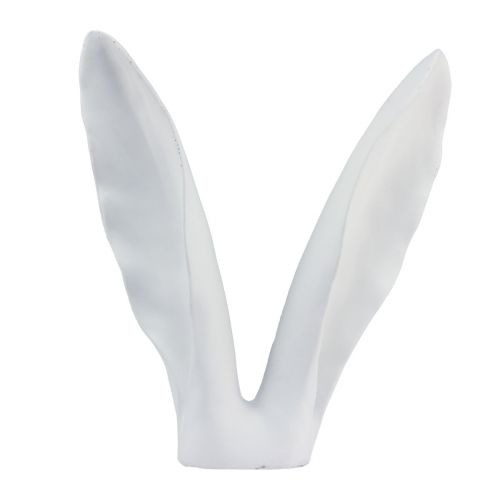 Floristik24 Kanin dekoration kaninører hvid polyresin 29×7,5×31,5cm