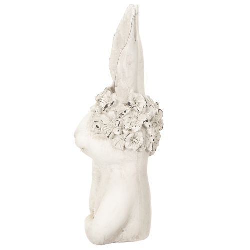 Artikel Dekorativ kanin med detaljeret design til tidløse forårs- og påskeidéer, 34 cm