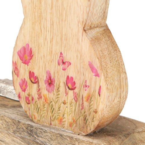Artikel Kanin mor med barn kanin dekoration natursølv 26,5cm