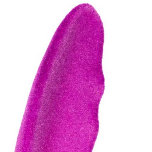 Artikel Kaninører flocket påskedekoration på en pind som stemningsfulde blomsterpinde 31 cm 4 stk.