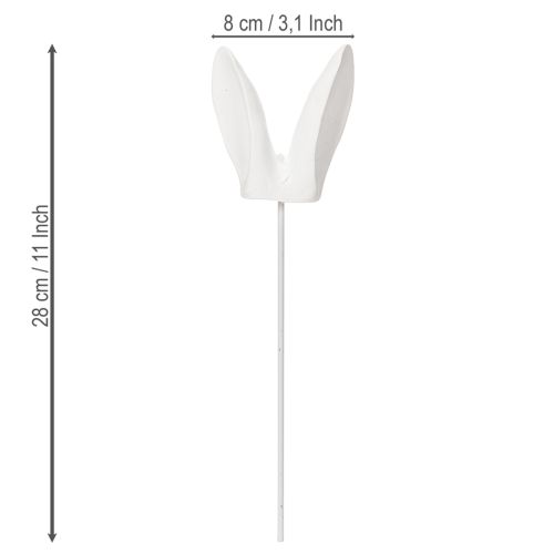 Artikel Kaninører til festlige påskefester og dekorationer, 28 cm, 8 stk.