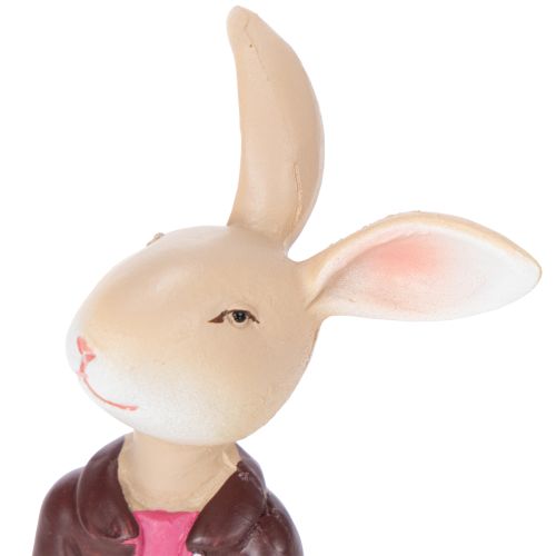 Artikel Påskeharefigursæt, sød borddekoration til påske og forår, 9 cm, 4 dele