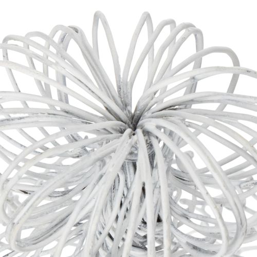 Artikel Vintage trådklokke til rustik bordpynt i landlig stil, 23 cm