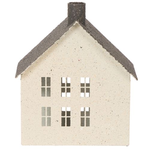 Metal fyrhus lanterne dekoration 16cm | Floristik24.dk