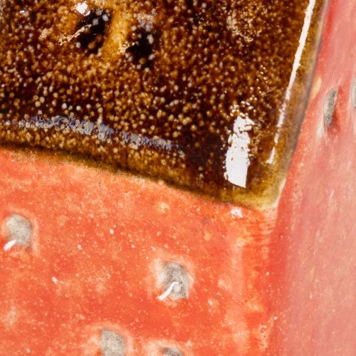 Dekorativt miniaturehus i keramik til vindueskarm, 10 cm, 3 stk. | Floristik24.dk