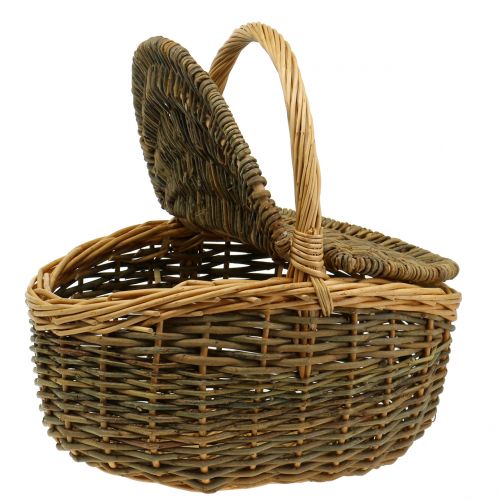 Jonglere give Visum Floristik24.dk Picnic kurv pil 40cm x 30 cm H20cm - køb billigt online