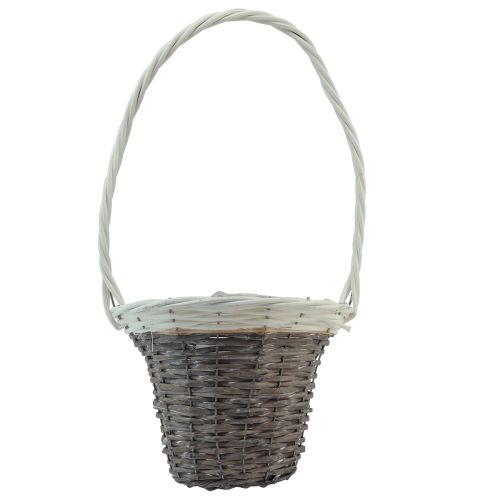 Artikel Håndtag kurv kurv pil grå hvid Ø29cm H50cm