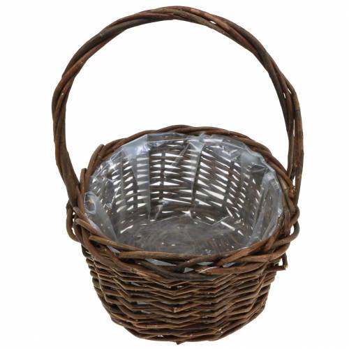 Floristik24 Håndtag kurv oval træ natur 27 × 20 cm H27cm