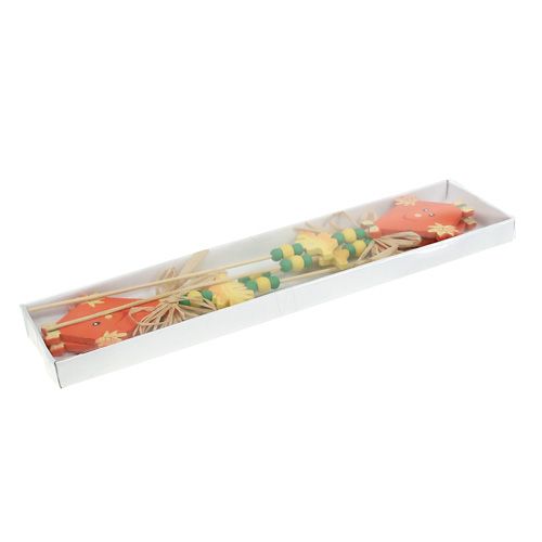 Floristik24 Efterårsstik Dragon Orange L31cm 4stk