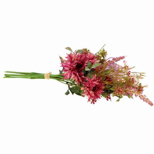Floristik24 Buket blomster efterår fuchsia 40cm