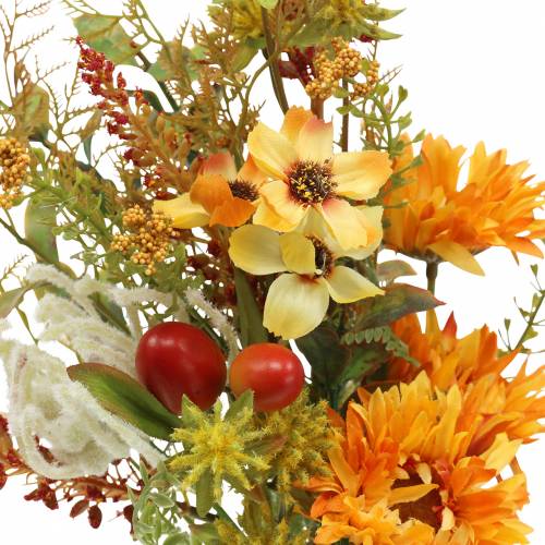 Artikel Blomsterbuket efteråret orange 40cm