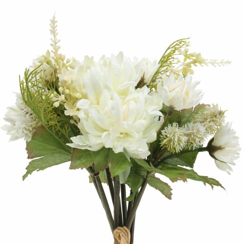 Chrysanthemum buket mix hvid 35cm
