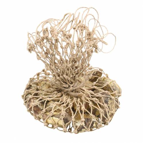 Floristik24 Træhjerter naturligt, gyldent, sølv mangotræ 3,5-4,2 cm × 3,6-4,5 cm 18 stk.