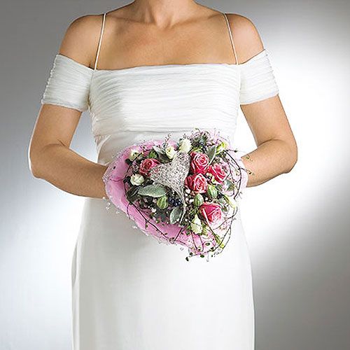Artikel Blomsterskum brudebuketholder Lady 2 18cm Ø8cm 6 stk