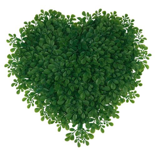 Artikel Dekorativ hjertebuksbom kunstig dekorativ måtte grøn 30,5cm