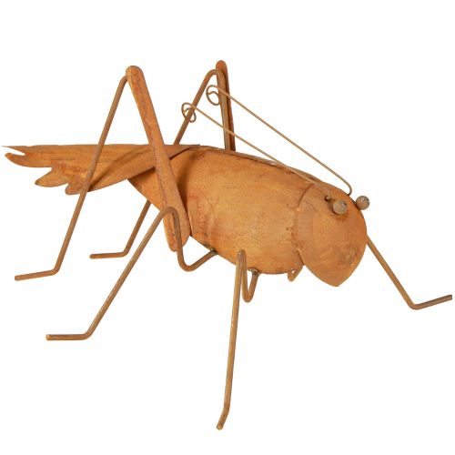 Græshoppe Havedekoration Rust Metaldekoration til stående 26cm