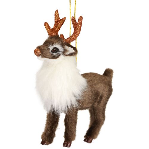 Floristik24 Julefigurer rensdyr dekoration dekorativ bøjle bordpynt H11cm 3 stk