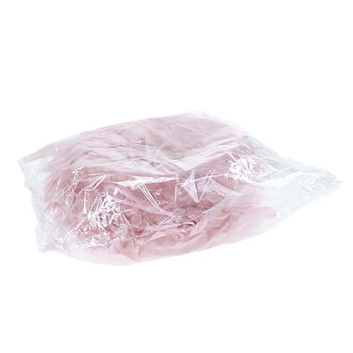 Floristik24 Bryllupsdekoration fjer krans lyserød Ø20cm 3stk