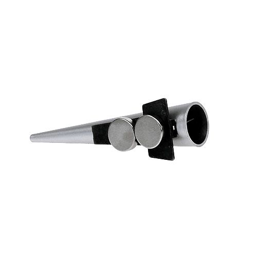 Artikel Bryllupsnål med magnet, mat sølv 7cm