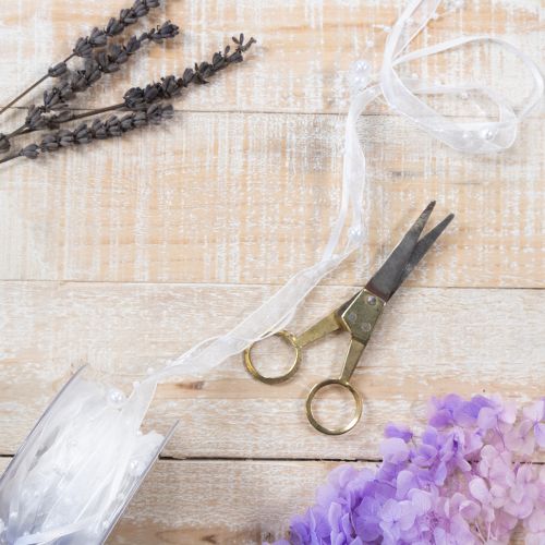 Artikel Bryllupsbånd hvidt 20mm 5m