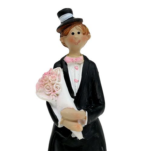 Floristik24 Bryllupsfigur brud og brudgom 13cm 1 par