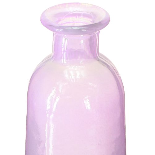 Artikel Høj blomstervase lilla flasker dekorativt glas Ø6,5cm H30cm